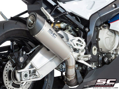 BMW S 1000 RR (2015 - 2016) Conic Muffler, with Carbon fibre end cap