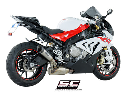 BMW S 1000 RR (2017 - 2018) S1 Muffler, Titanium, with Carbon fibre end cap