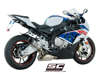 BMW S 1000 RR (2017 - 2018) S1 Muffler, Titanium, with Carbon fibre end cap