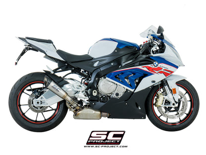 BMW S 1000 RR (2017 - 2018) S1 Muffler, Titanium, with Carbon fibre end cap