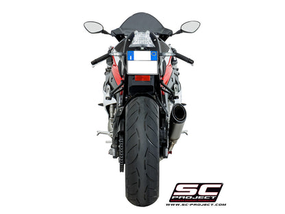 BMW S 1000 RR (2017 - 2018) S1 Muffler, Titanium, with Carbon fibre end cap