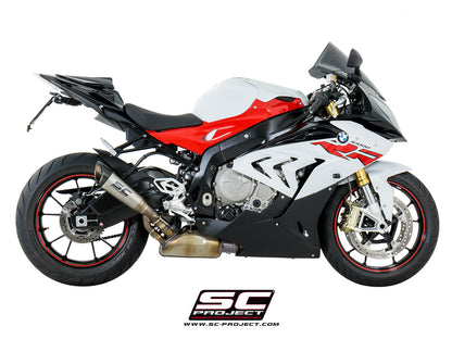 BMW S 1000 RR (2017 - 2018) S1 Muffler, Titanium, with Carbon fibre end cap