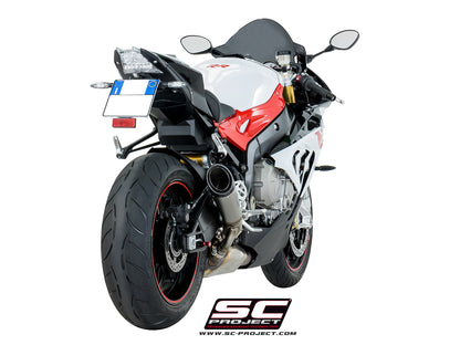 BMW S 1000 RR (2017 - 2018) S1 Muffler, Titanium, with Carbon fibre end cap
