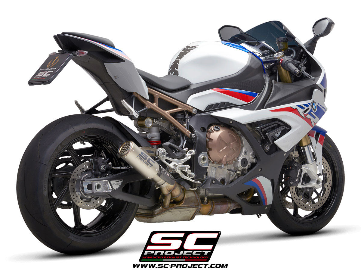 BMW S 1000 RR (2021-2022) - EURO 5 CR-T Muffler, with Titanium mesh on exit muffler
