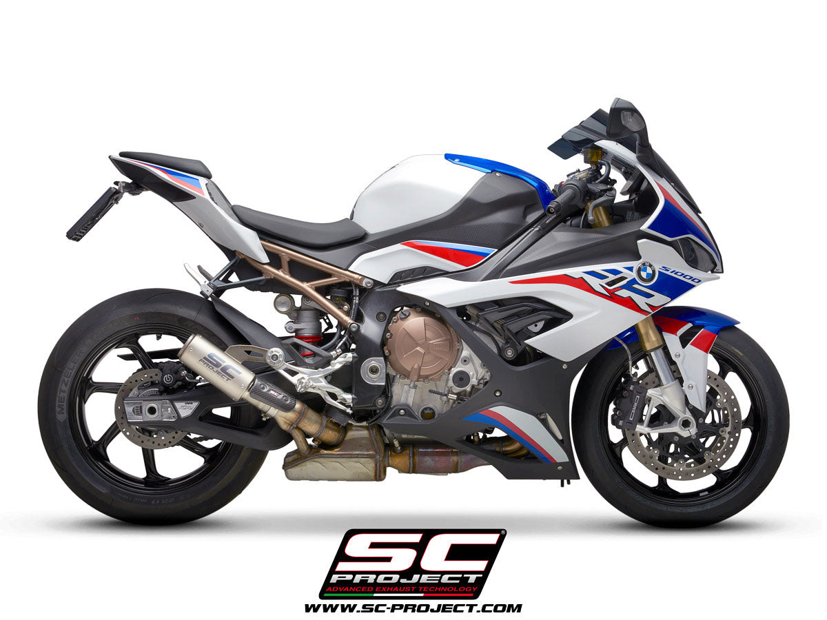 BMW S 1000 RR (2021-2022) - EURO 5 CR-T Muffler, with Titanium mesh on exit muffler