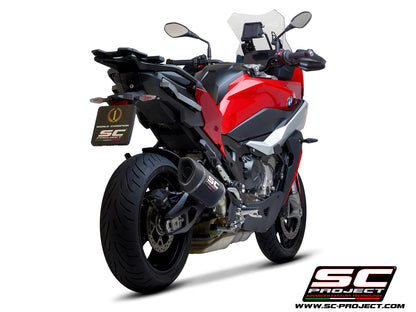 BMW S 1000 XR (2020-2023) SC1-R Muffler, Carbon fibre, with Carbon fibre end cap