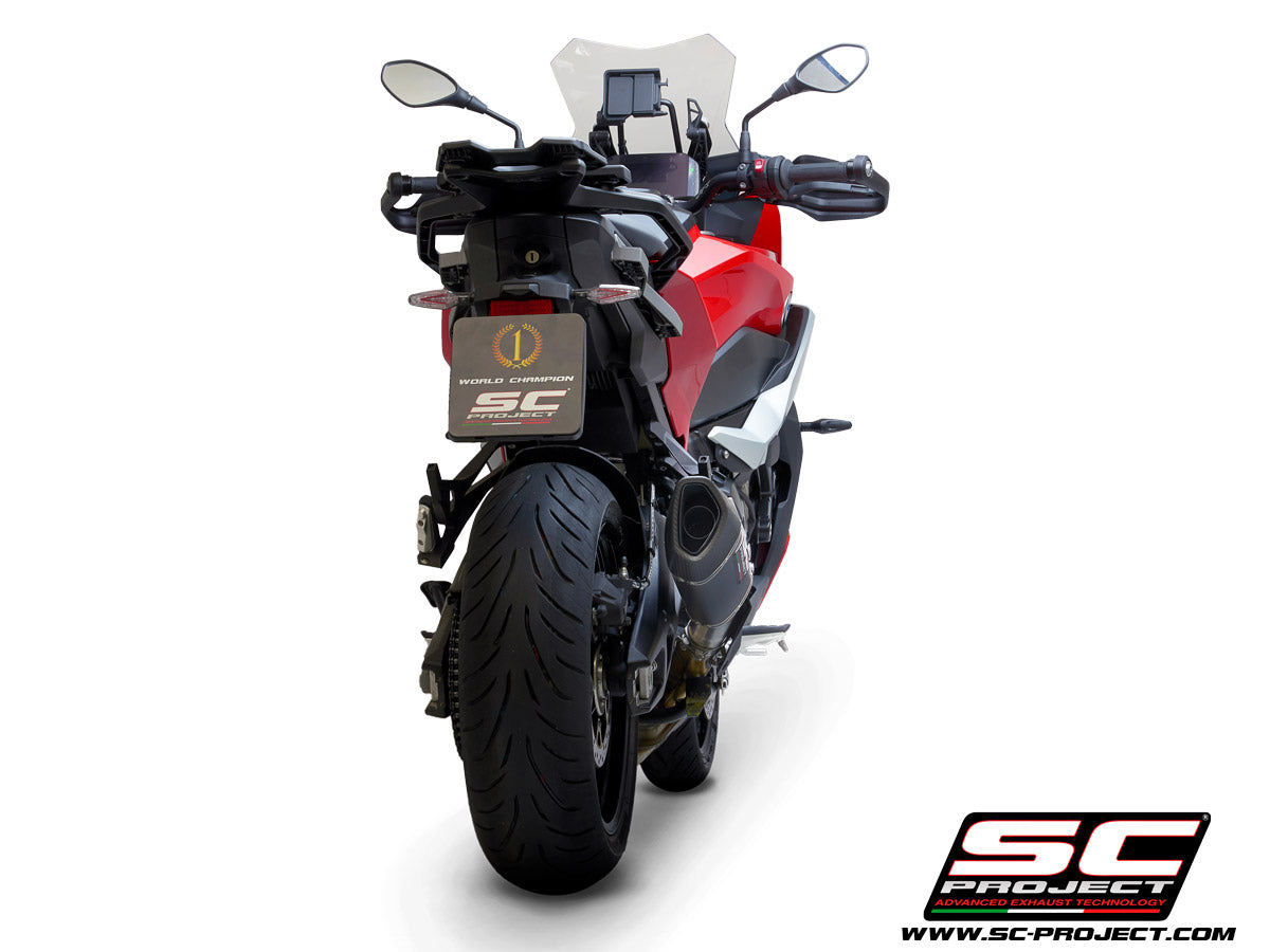 BMW S 1000 XR (2020-2023) SC1-R Muffler, Carbon fibre, with Carbon fibre end cap
