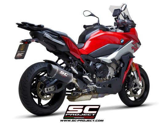 BMW S 1000 XR (2020-2023) SC1-R Muffler, Carbon fibre, with Carbon fibre end cap