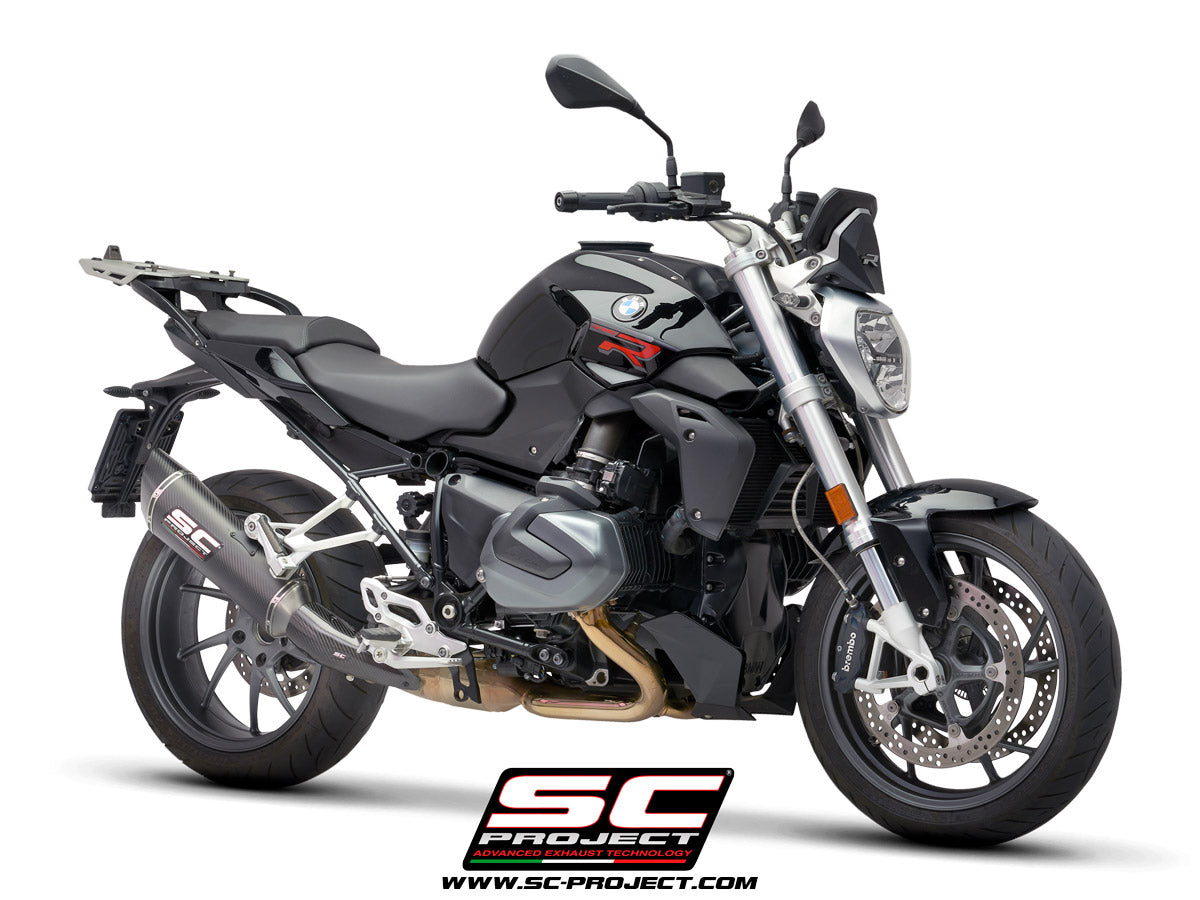 BMW R 1250 R (2021 - 2025) - RS SC1-R Muffler, Carbon fibre, with Carbon fibre end cap