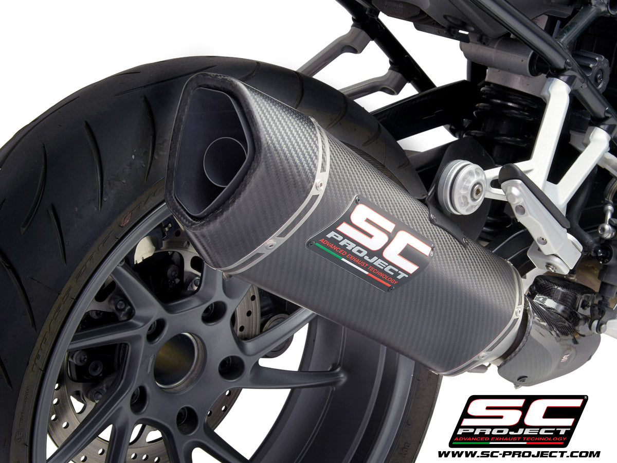BMW R 1250 R (2021 - 2025) - RS SC1-R Muffler, Carbon fibre, with Carbon fibre end cap