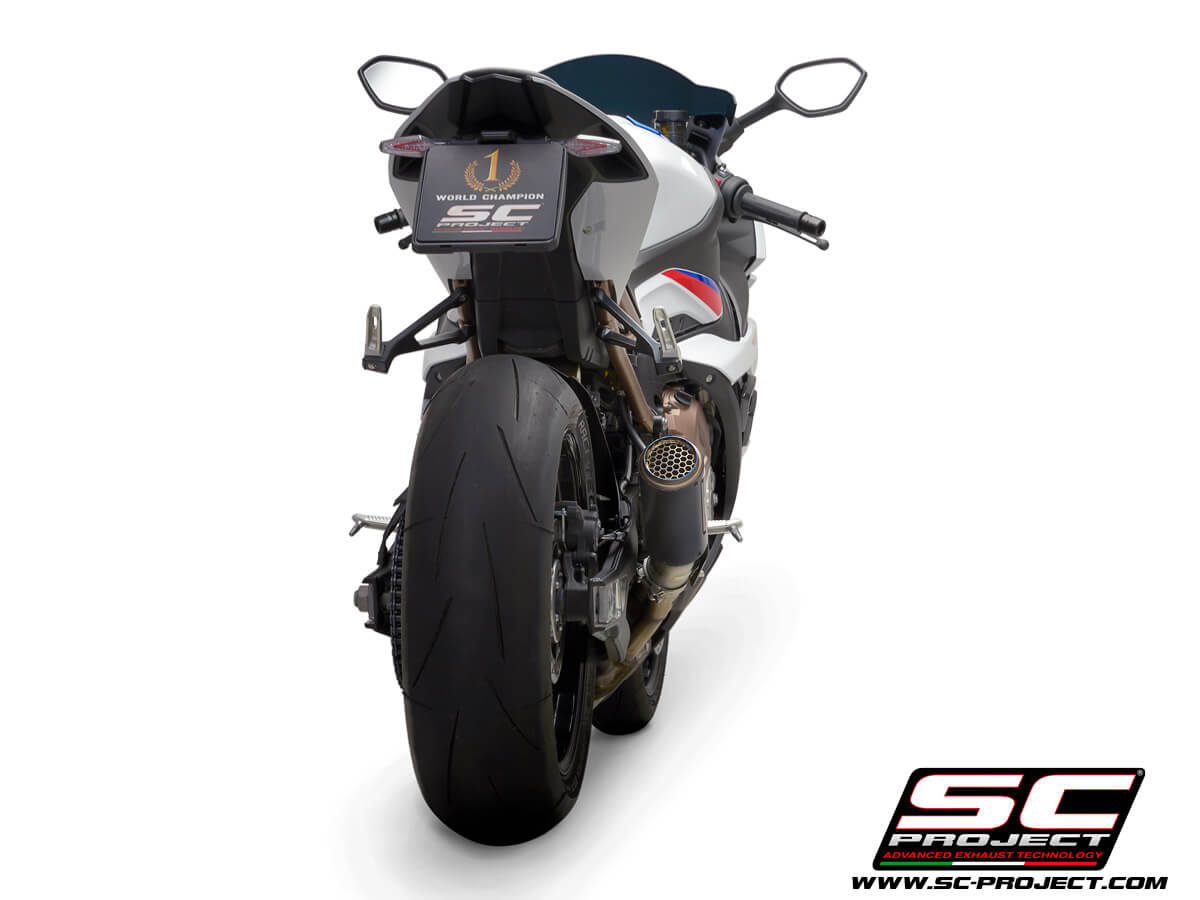 BMW S 1000 RR (2019 - 2020) - EURO 4 CR-T Muffler, with Titanium mesh on exit muffler - Racing
