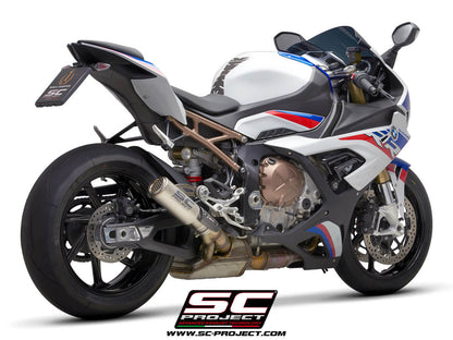 BMW S 1000 RR (2019 - 2020) - EURO 4 CR-T Muffler, with Titanium mesh on exit muffler - Racing
