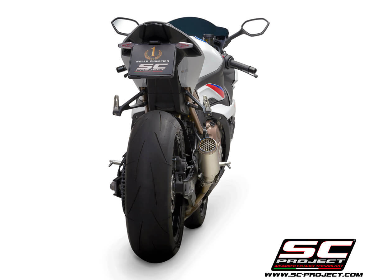 BMW S 1000 RR (2019 - 2020) - EURO 4 CR-T Muffler, with Titanium mesh on exit muffler - Racing
