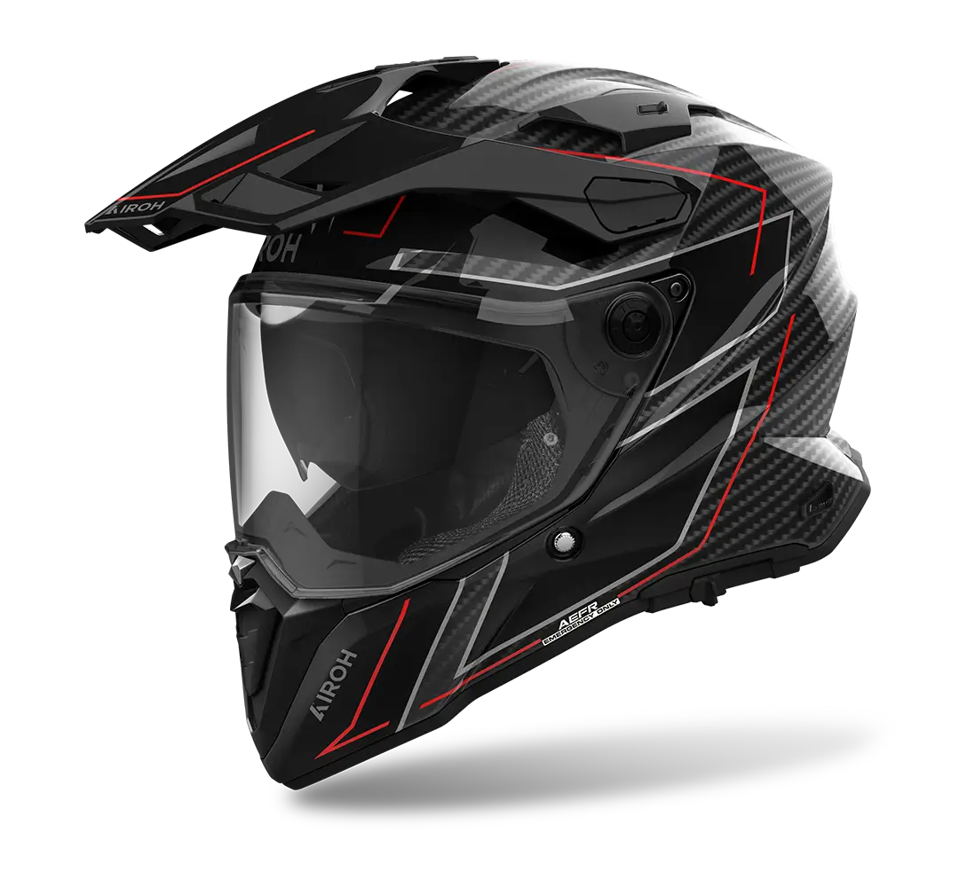 AIROH COMMANDER 2 CARBON STYLISH GLOSS