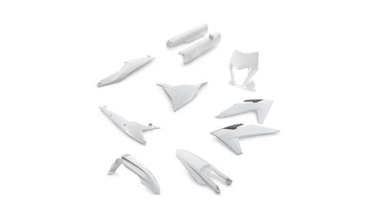 KTM White PLASTIC PARTS KIT 150/250/300 EXC 2024-25 / 250/350/450/500 EXC-F 2025-25