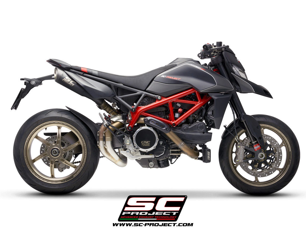 DUCATI HYPERMOTARD 950 - SP (2019 - 2020) De-cat link pipe compatible with original, S1, SC1-M, S1-Carbon, SC1-R Mufflers (mufflers not included)