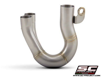 DUCATI HYPERMOTARD 950 - SP (2019 - 2020) De-cat link pipe compatible with original, S1, SC1-M, S1-Carbon, SC1-R Mufflers (mufflers not included)