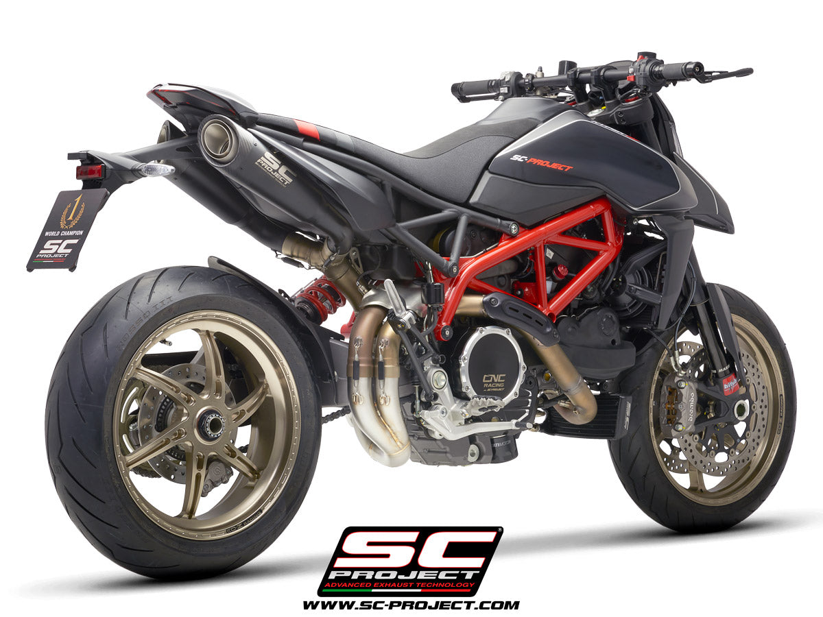 DUCATI HYPERMOTARD 950 - SP (2019 - 2020) De-cat link pipe compatible with original, S1, SC1-M, S1-Carbon, SC1-R Mufflers (mufflers not included)