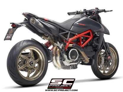 DUCATI HYPERMOTARD 950 - SP (2019 - 2020) De-cat link pipe compatible with original, S1, SC1-M, S1-Carbon, SC1-R Mufflers (mufflers not included)