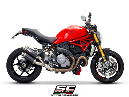 DUCATI MONSTER 1200S/R 2017 - 2020 - TWIN GP DOUBLE OVERLAPPING MUFFLER