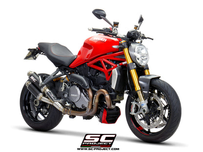 DUCATI MONSTER 1200S/R 2017 - 2020 - TWIN GP DOUBLE OVERLAPPING MUFFLER