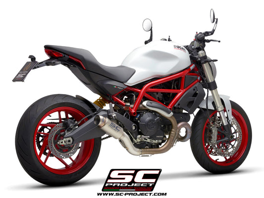 DUCATI MONSTER 797 (2017 - 2020) GP70-R Muffler, Titanium