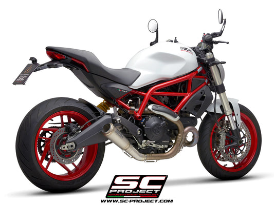 DUCATI MONSTER 797 (2017 - 2020) S1-GP Muffler, Titanium