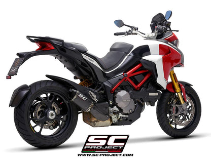DUCATI MULTISTRADA 1260 (2018 - 2020) MTR Muffler, Carbon fibre, with machined from solid CNC end cap