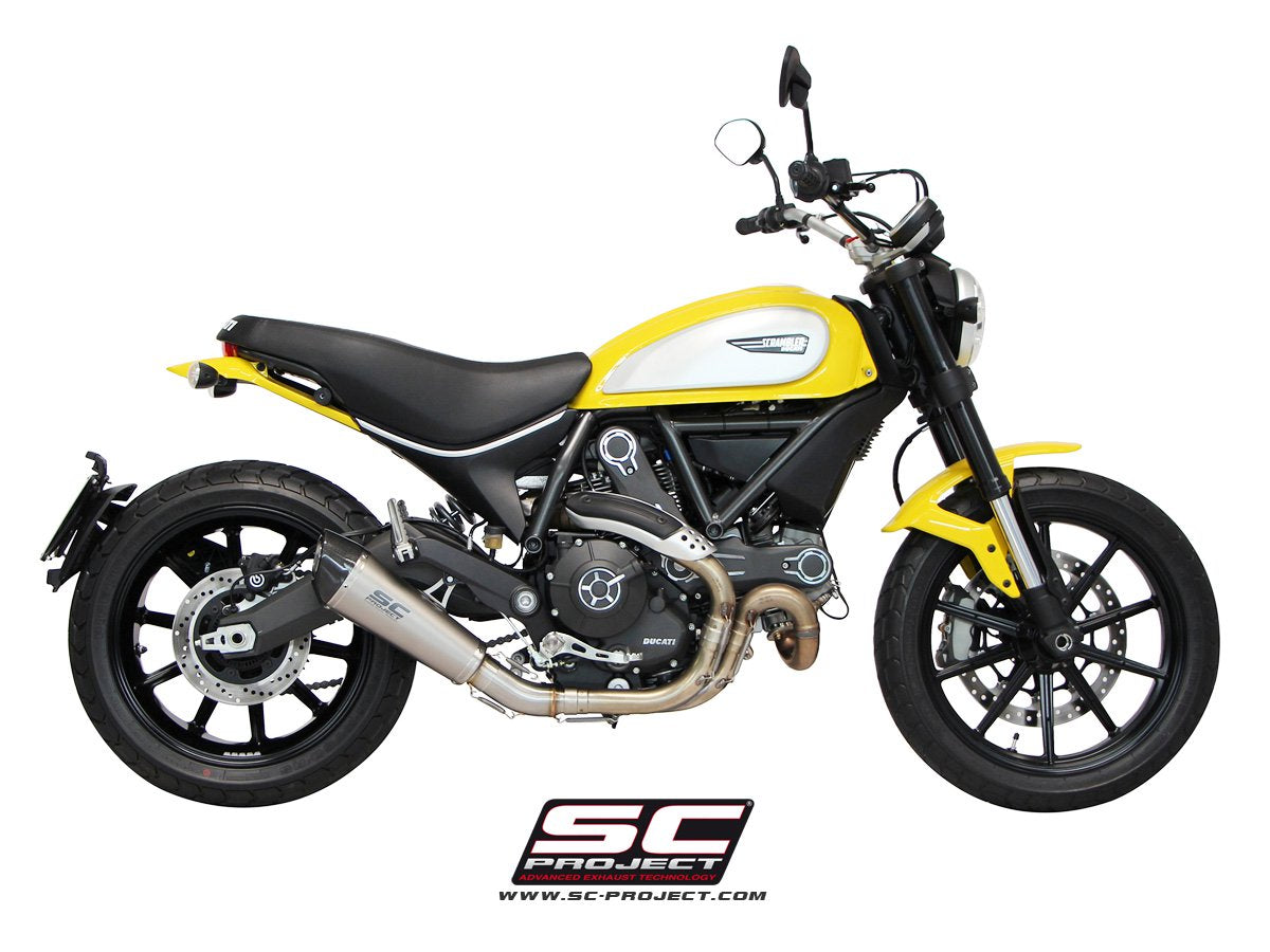 DUCATI SCRAMBLER 800 (2015 - 2016) COMPATIBLE TO MONSTER 659 (2017 - 2022) Conical Muffler
