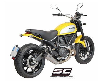 DUCATI SCRAMBLER 800 (2015 - 2016) COMPATIBLE TO MONSTER 659 (2017 - 2022) Conical Muffler