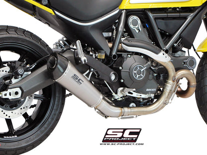 DUCATI SCRAMBLER 800 (2015 - 2016) COMPATIBLE TO MONSTER 659 (2017 - 2022) Conical Muffler