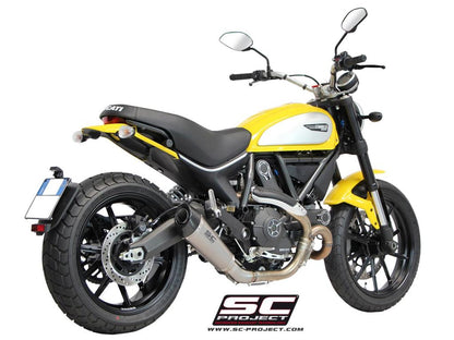 DUCATI SCRAMBLER 800 (2015 - 2016) COMPATIBLE TO MONSTER 659 (2017 - 2022) Conical Muffler