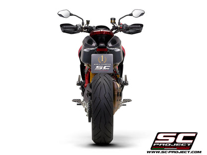 Ducati HYPERMOTARD 950 (2021 - 2025) - RVE - SP - EURO 5 Pair of SC1-M Mufflers, Carbon fiber, with Carbon fiber end cap