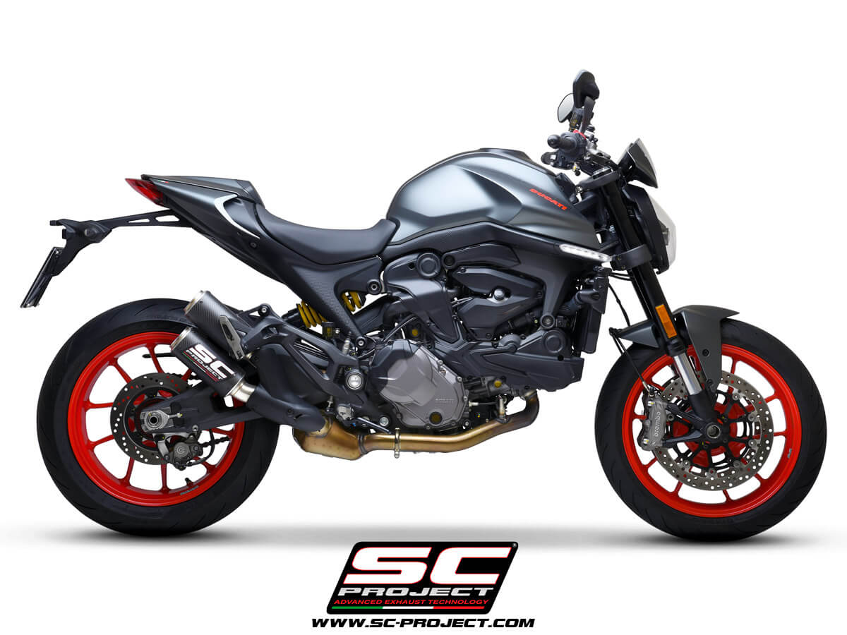 Ducati MONSTER 937 (2021 - 2025) Twin CR-T dual muffler