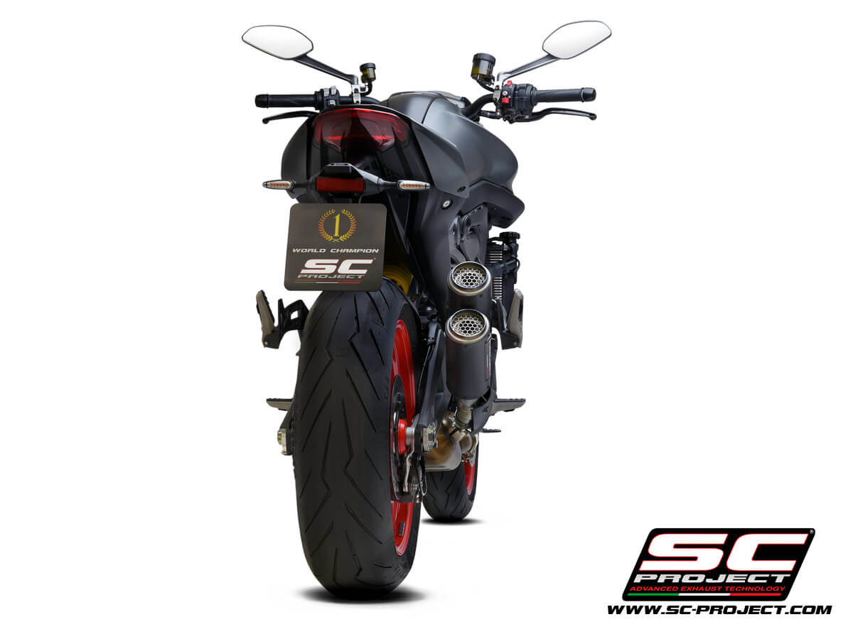 Ducati MONSTER 937 (2021 - 2025) Twin CR-T dual muffler