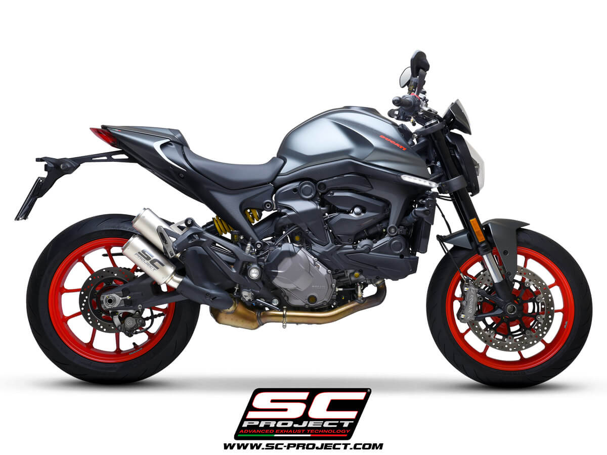 Ducati MONSTER 937 (2021 - 2025) Twin CR-T dual muffler