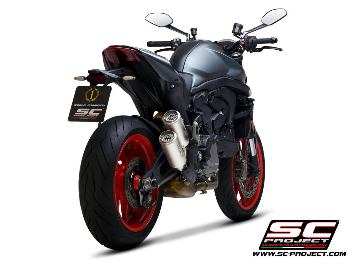 Ducati MONSTER 937 (2021 - 2025) Twin CR-T dual muffler