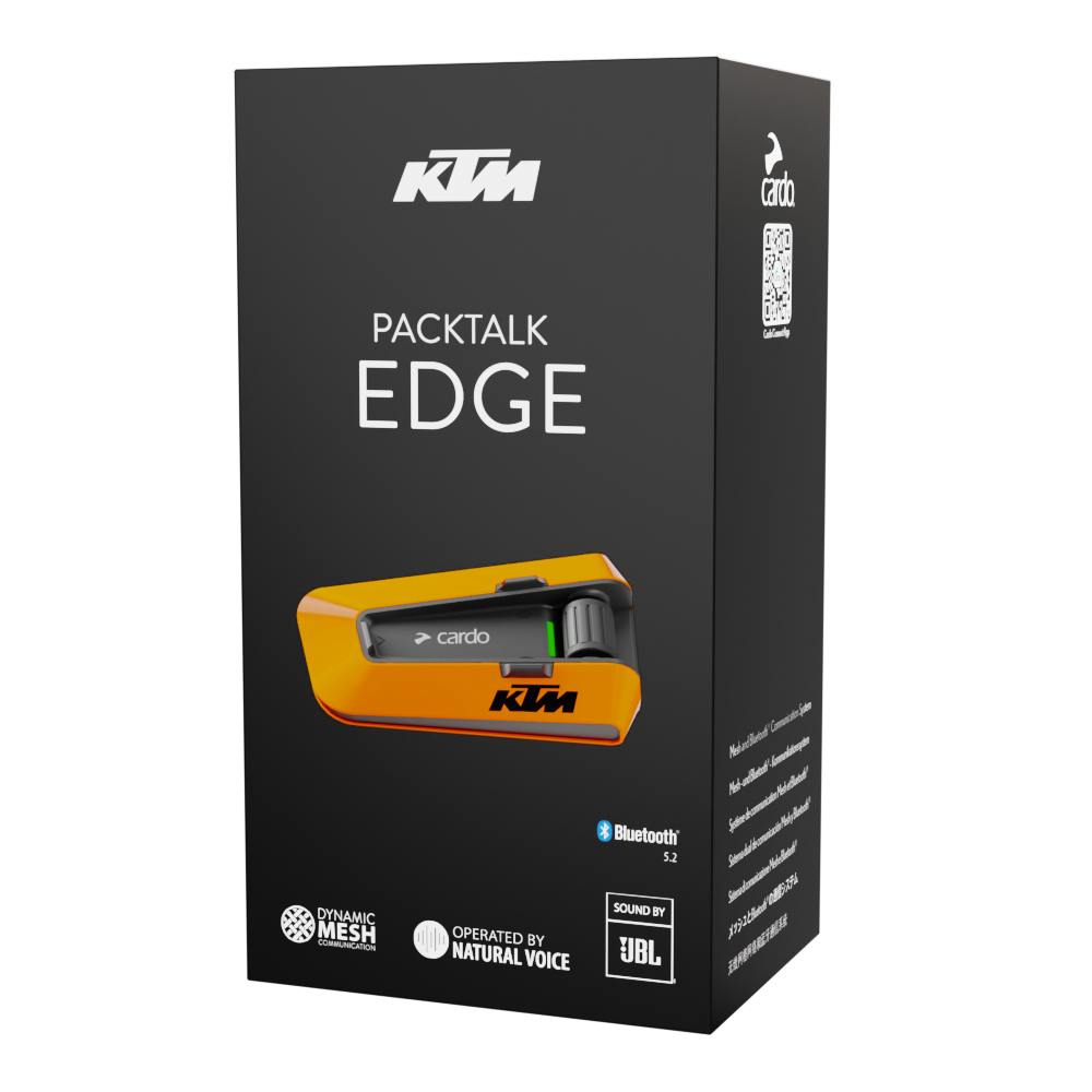 Cardo Packtalk Edge KTM Edition Single