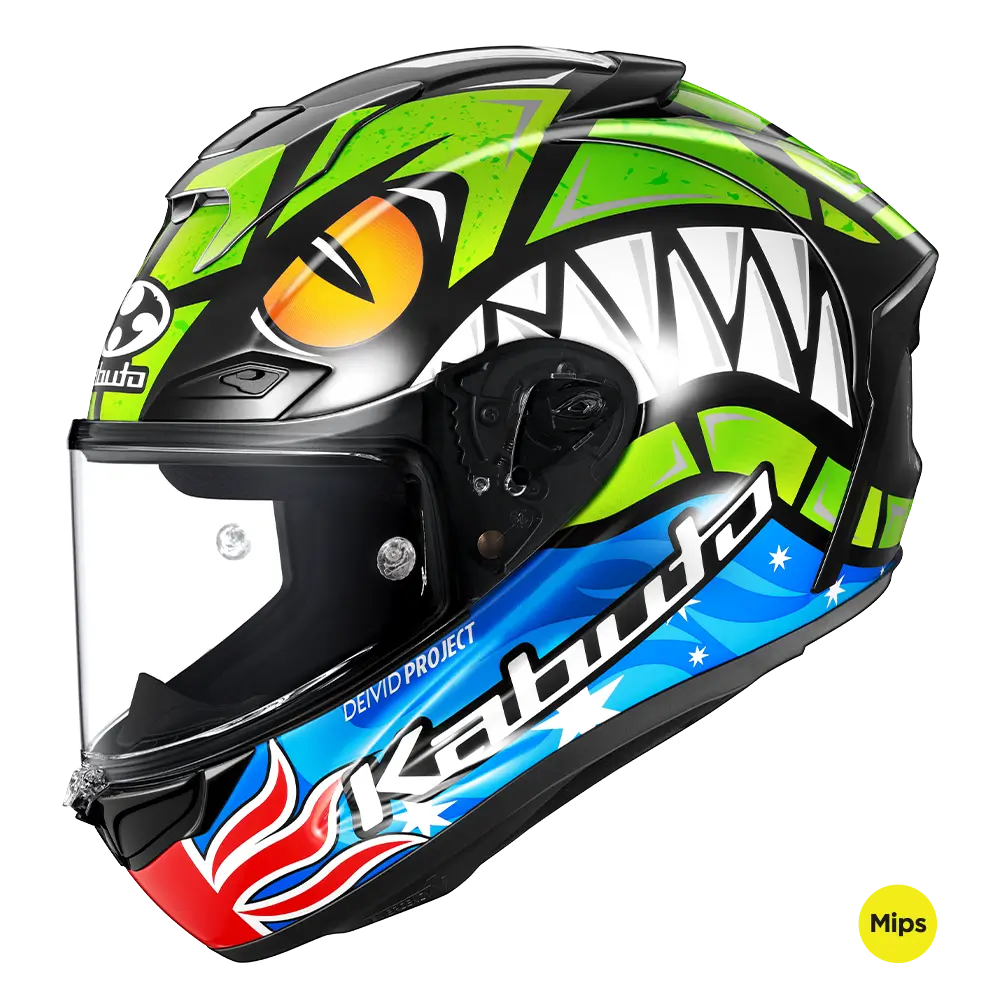 LIMITED EDITION: F17 GP MIPS REMY GARDNER Kabuto Helmet