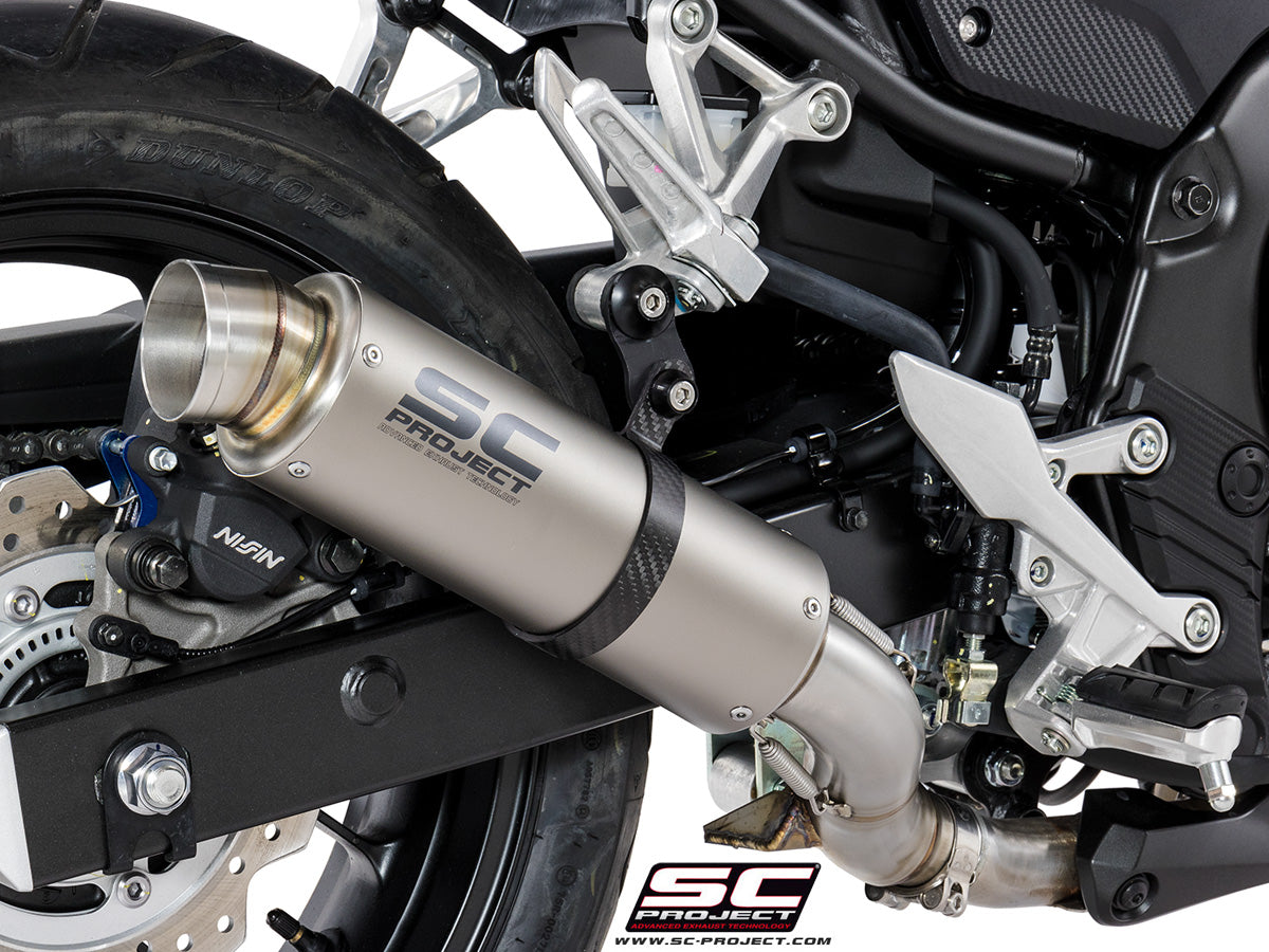 HONDA CB500 (2017 - 2018) - X - F GP-M2 Muffler, with CNC machined exit pipe