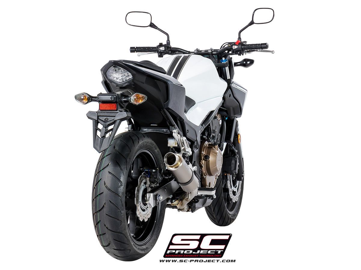 HONDA CB500 (2017 - 2018) - X - F GP-M2 Muffler, with CNC machined exit pipe