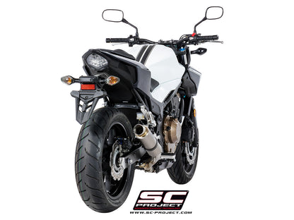 HONDA CB500 (2017 - 2018) - X - F GP-M2 Muffler, with CNC machined exit pipe