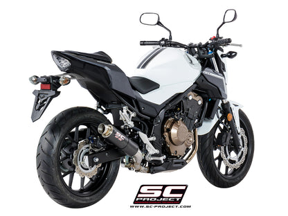 HONDA CB500 (2017 - 2018) - X - F GP-M2 Muffler, with CNC machined exit pipe