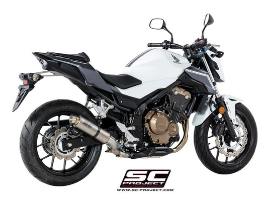 HONDA CB500 (2017 - 2018) - X - F GP-M2 Muffler, with CNC machined exit pipe
