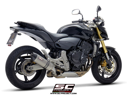 HONDA CB600F HORNET (2007 - 2016) Oval Muffler, with carbon fibre end cap