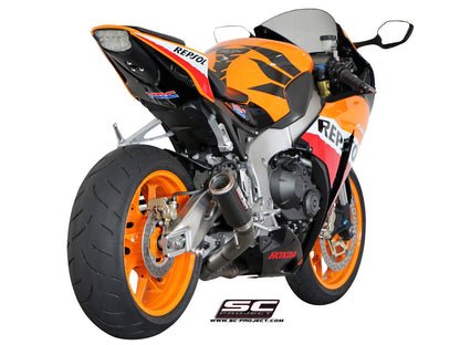 HONDA CBR1000RR (2008 - 2013) CR-T Muffler, with full titanium link pipe