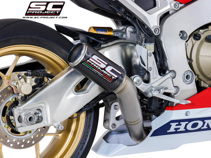 HONDA CBR1000RR (2017 - 2019) - SP - SP2 CR-T Muffler, high position, with titanium end cap
