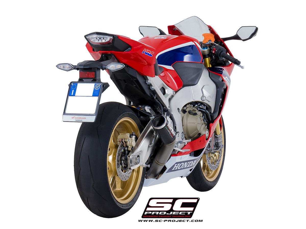 HONDA CBR1000RR (2017 - 2019) - SP - SP2 CR-T Muffler, high position, with titanium end cap