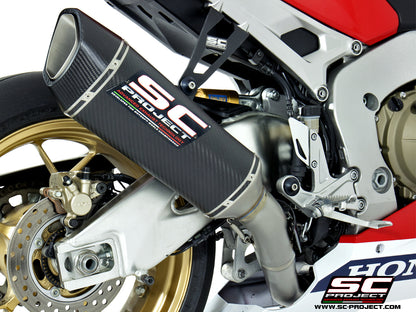 HONDA CBR1000RR (2017 - 2019) - SP - SP2 SC1-R Muffler, high position, with carbon fibre end cap