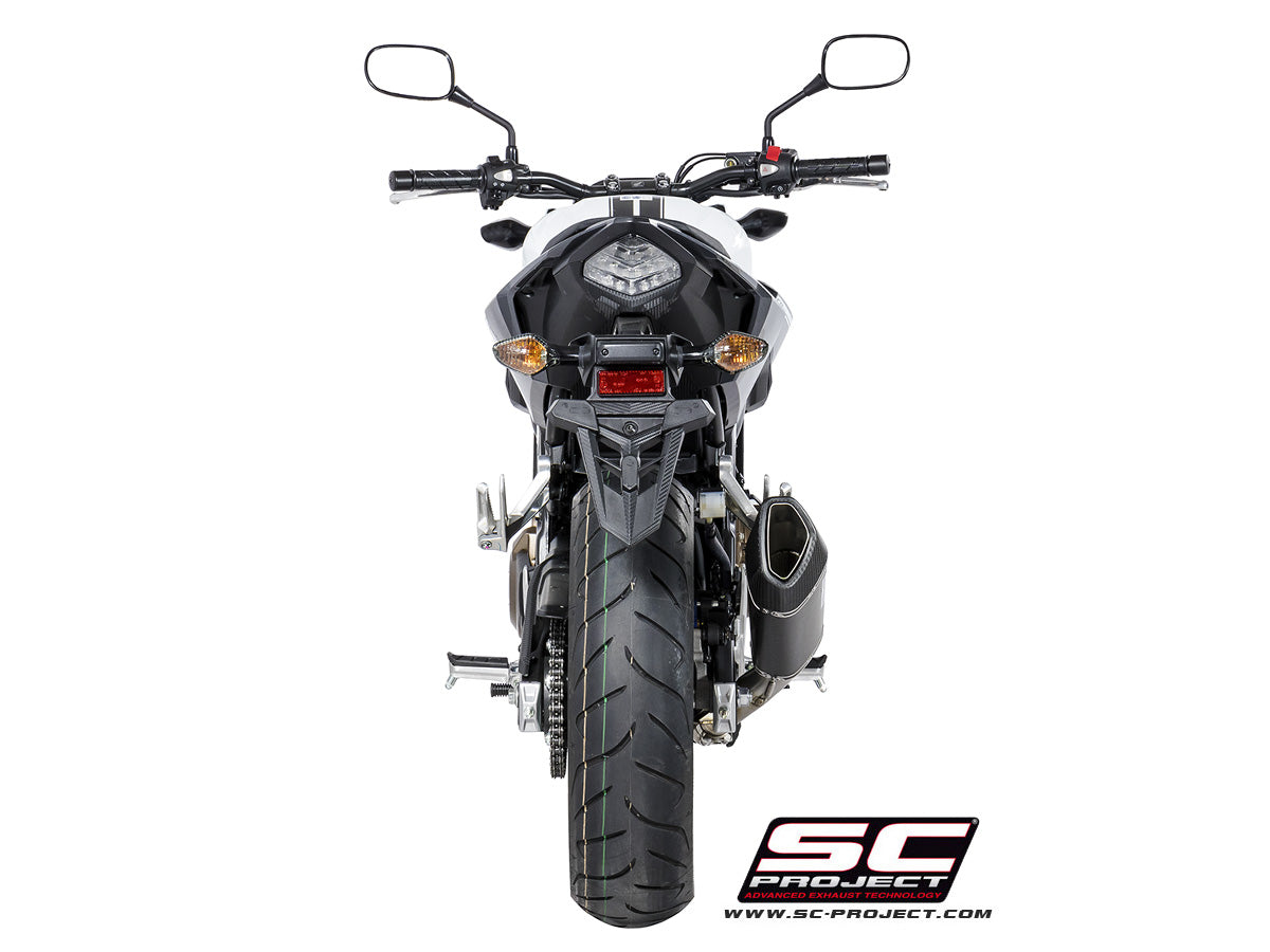 HONDA CBR500R (2017-2018) HONDA CB500 (2017 - 2018) - X - F SC1-R Muffler, with carbon fibre end cap